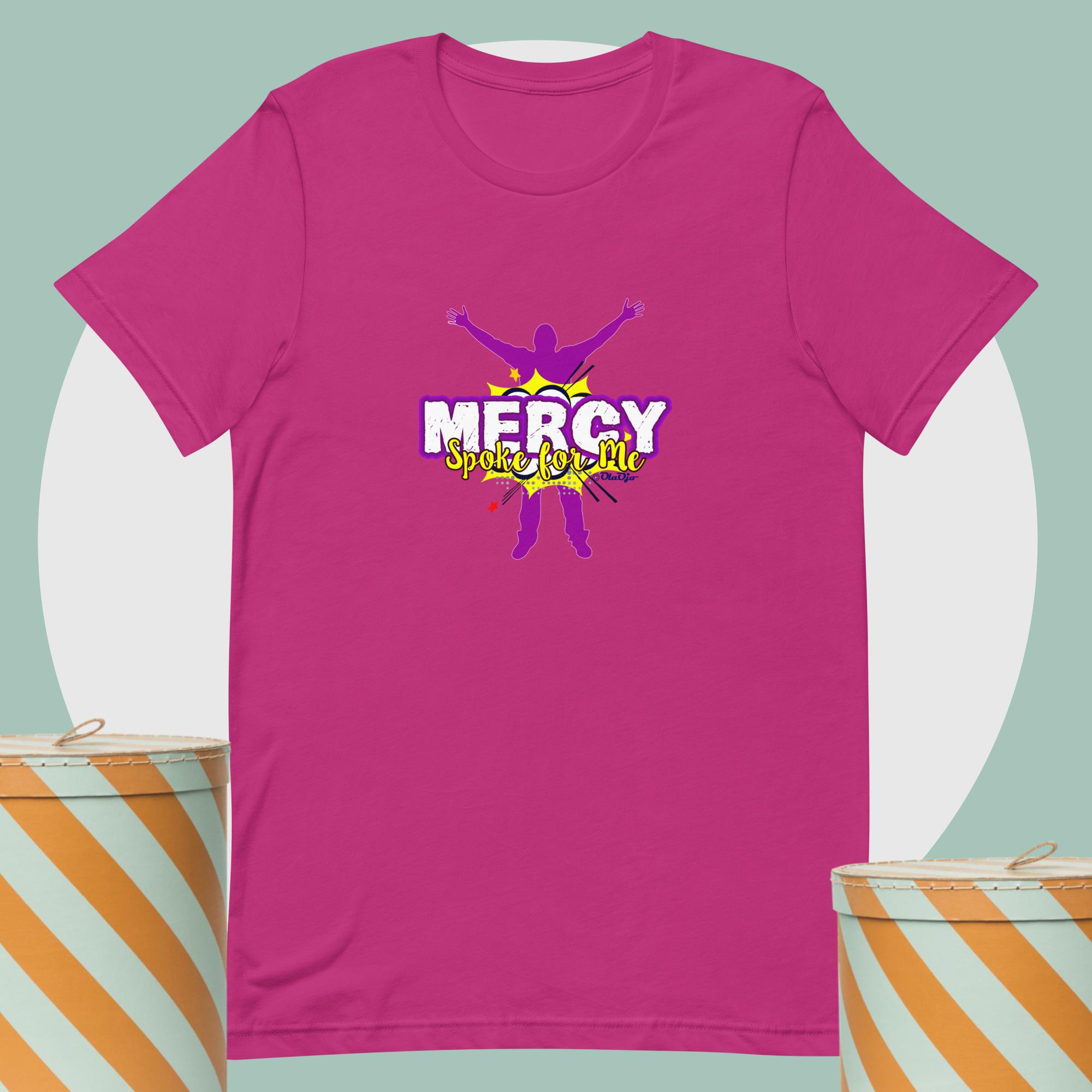 Mercy spoke for me Unisex t-shirt - Image 2