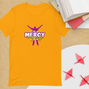 Sometimes grace whispers, and sometimes it speaks loud enough to change everything. This tee is more than fabric—it's a reminder of mercy that covered your flaws, stepped into your story, and spoke up when you couldn’t. Wear it as your quiet testimony, a gentle declaration that mercy still wins