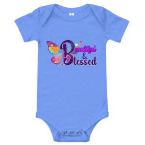 Beautiful & Blessed Baby Bodysuit (Short Sleeve) | FAVOUR