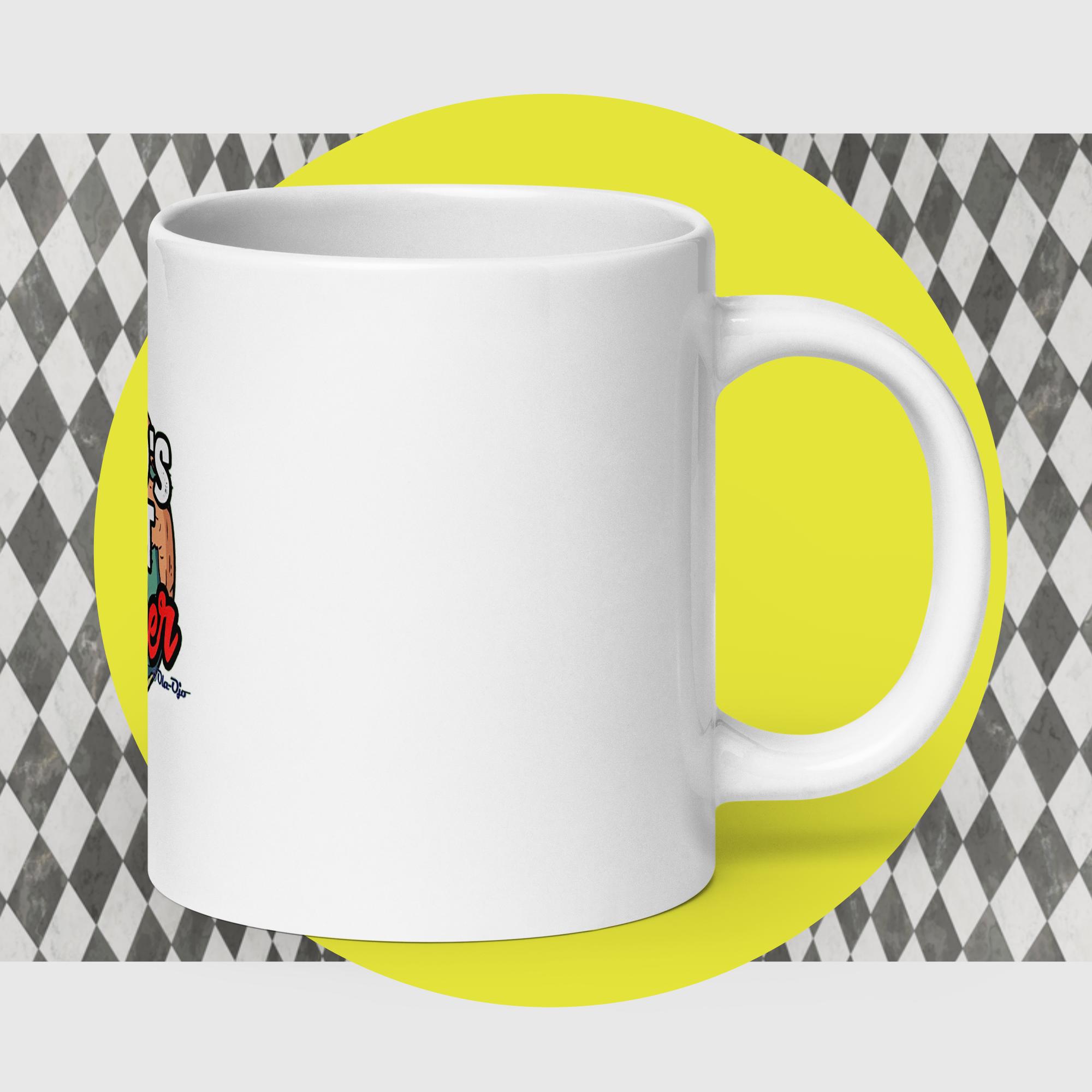 World’s Best Father White glossy mug - Image 3